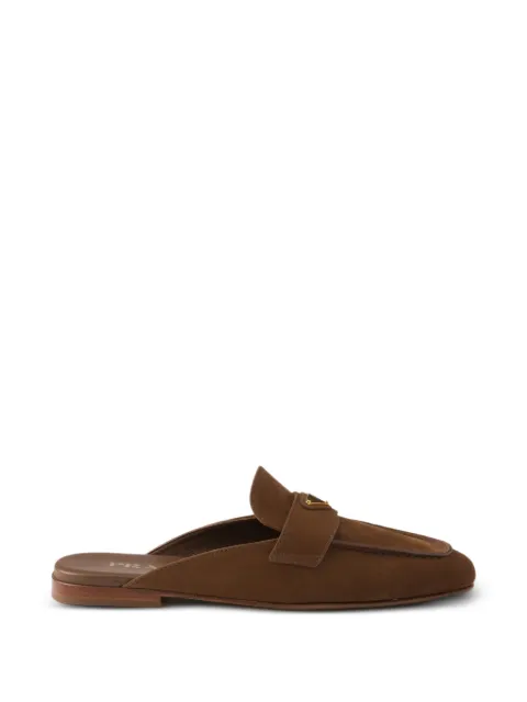 Prada nubuck mules Brown 1D766NF010037