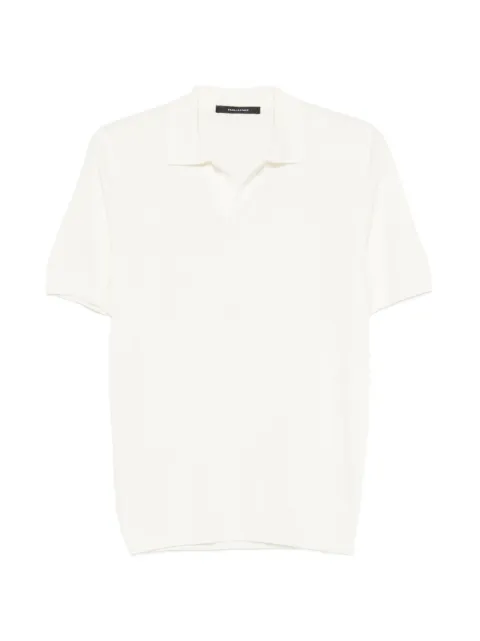 Tagliatore Keith collar polo shirt Neutrals KEITHGSE2602