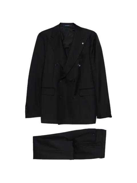 Tagliatore flap pockets double breasted suit Blue 2SVS20B11PE070001UPER029