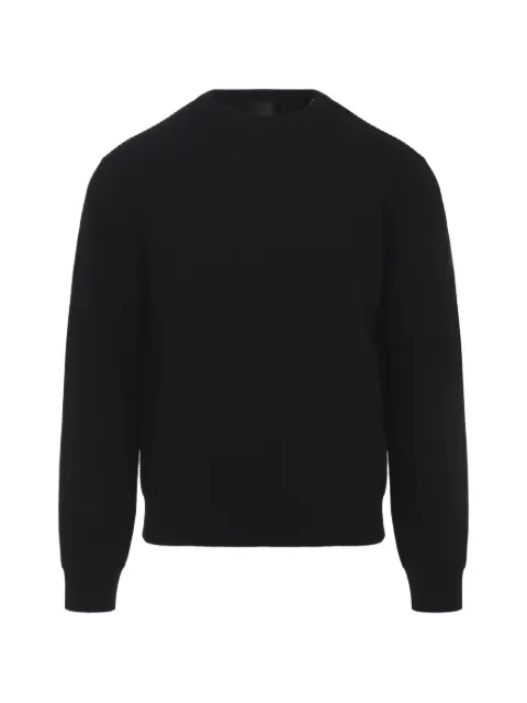 Moncler logo-patch wool sweater Black L10919C00003M1131