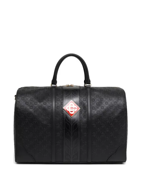 Casablanca embossed duffel bag Black ASS26BAG16704