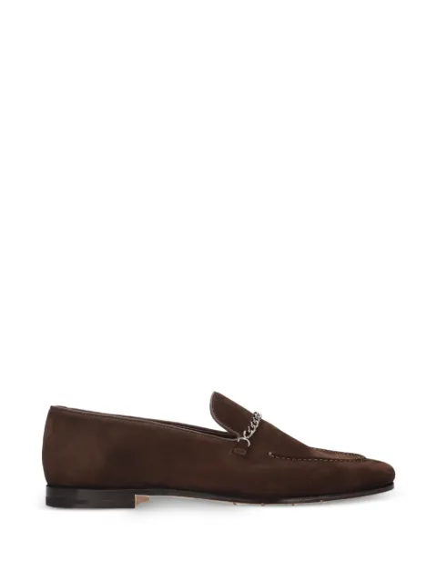 Premiata chain-detail loafers Brown 32436PAPILTMORO