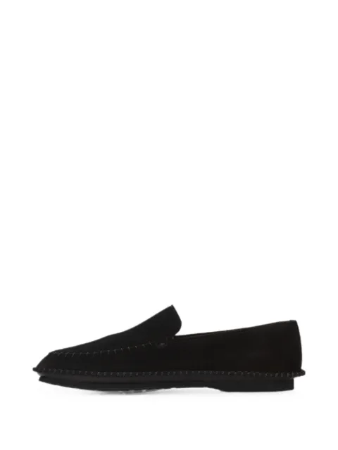 Premiata structured suede loafers Black 32410