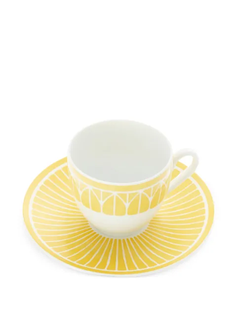 Christofle printed espresso cup set Yellow 3570660556805