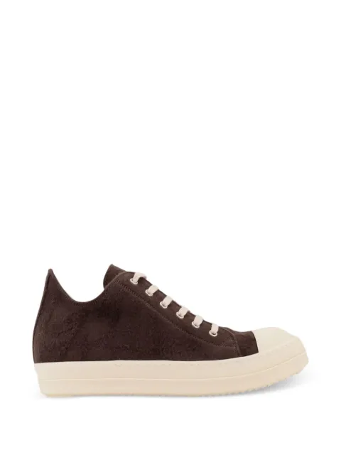 Rick Owens ramones brushed sneakers Brown DU02E7802DMO7811