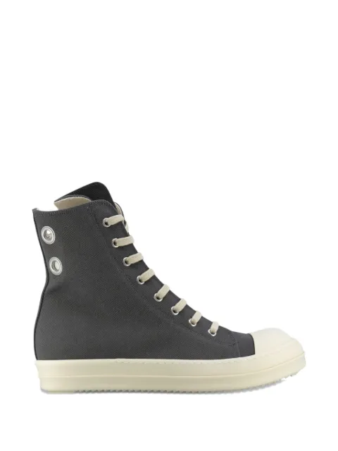 Rick Owens DRKSHDW eyelet high top sneakers Grey DU01E3800DOES17811
