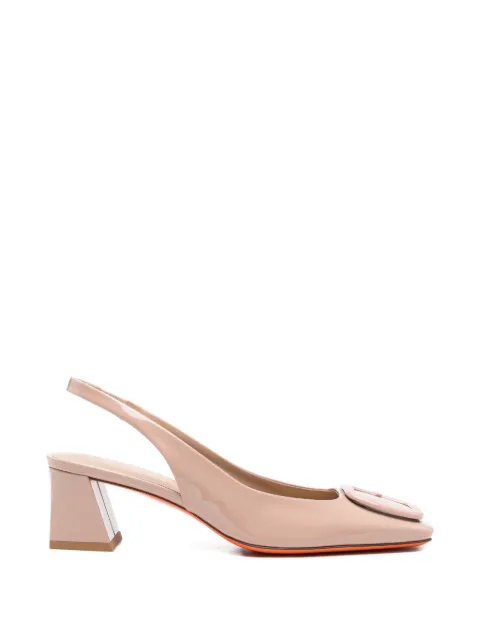 Santoni buckle leather pumps Neutrals WDMN70342HA2JVH