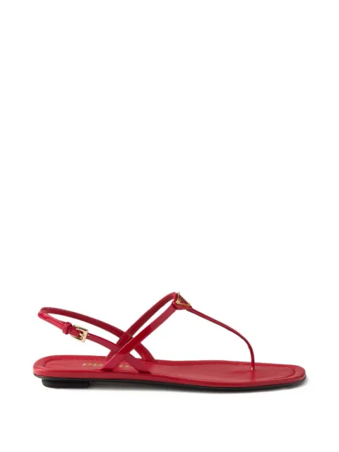 Prada patent leather thong sandals Red 1Y395OF005069