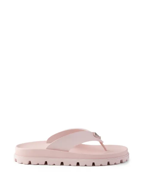 Prada rubber thong sandals Pink 1Y420NF0203LKK