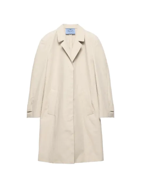 Prada single-breasted coat Neutrals P635TSOOO1Z8Z