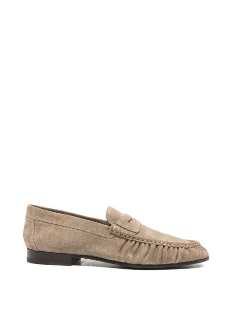 Tagliatore gathered-detail loafers Neutrals ZEUSPEORE26SO26E206