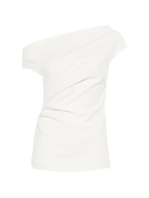P.A.R.O.S.H. one-shoulder blouse Neutrals PINGUD313348