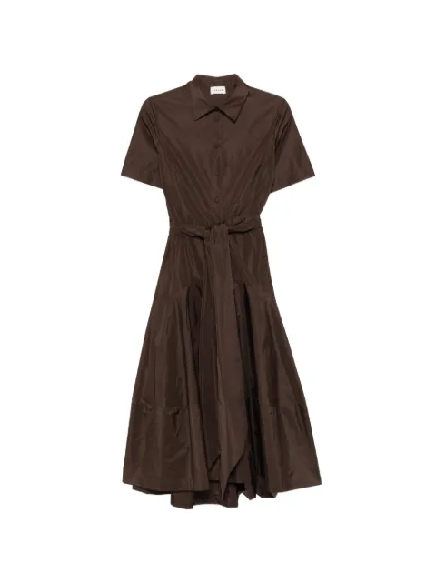 P.A.R.O.S.H. belt shirt dress Brown PIMPY26D726097