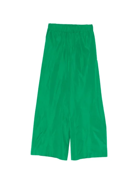 P.A.R.O.S.H. elasticated palazzo pants Green PIMPY26D232339