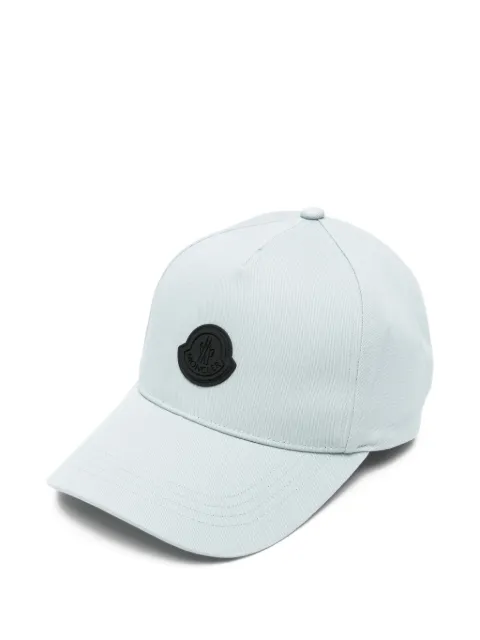 Moncler logo patch hat Blue L20933B000580U082