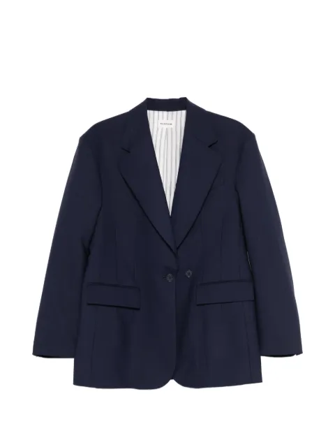 P.A.R.O.S.H. double-breasted fitted jacket Blue LINAD420471