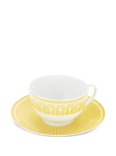 Christofle Malmaison Riviera cup and saucer White 3570660556782