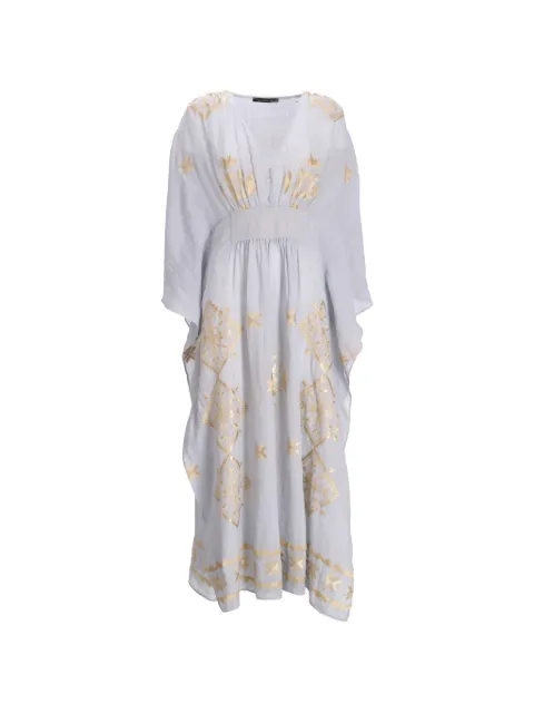 GREEK ARCHAIC KORI Lefkada kaftan Blue S25K430511