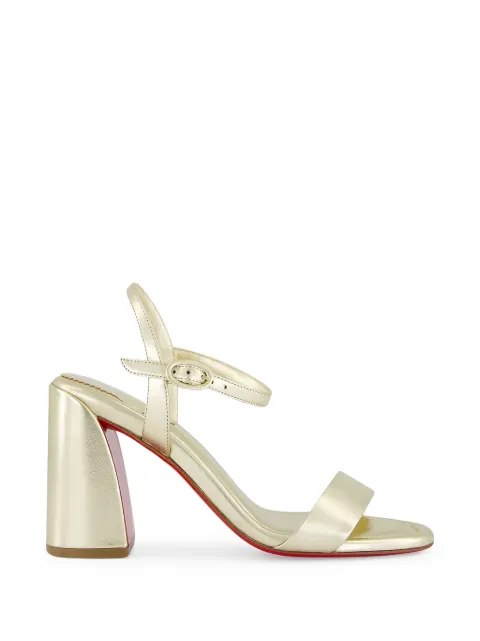 Christian Louboutin Miss Jane leather strap sandals Gold 1260391G306