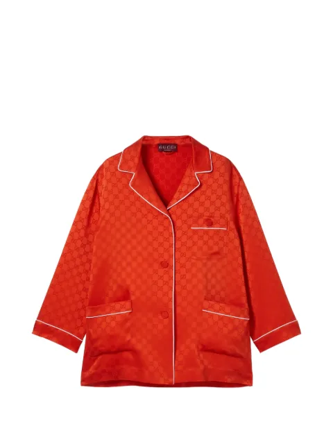 Gucci hammered GG shirt Orange 836310ZAQKJ