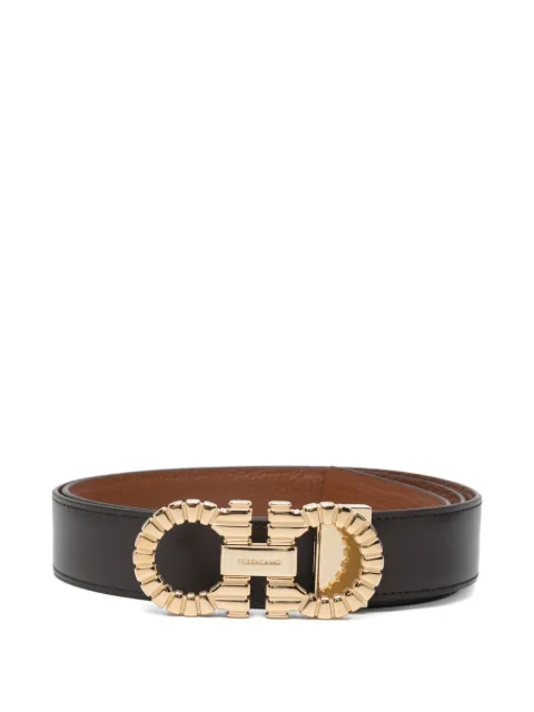 Ferragamo logo-plaque belt Black 791154