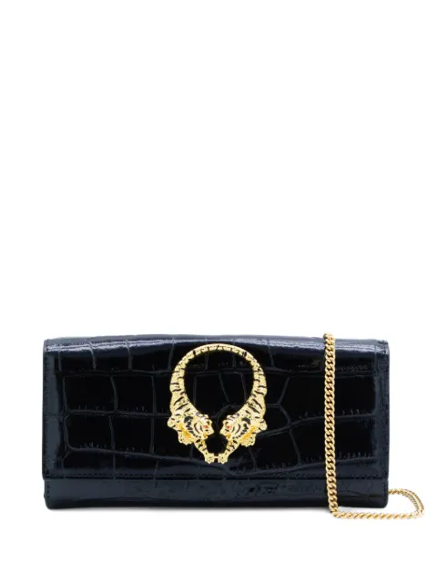 Roberto Cavalli tiger-motif cross body bag Black WKA007PZ975