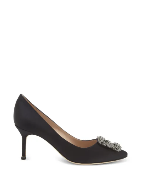 Manolo Blahnik embellished heel pumps Black 9XX06620042BLCK