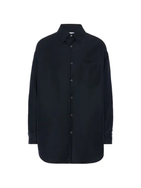 Maison Margiela pocket long-sleeved shirt Blue S67DT0020M35217