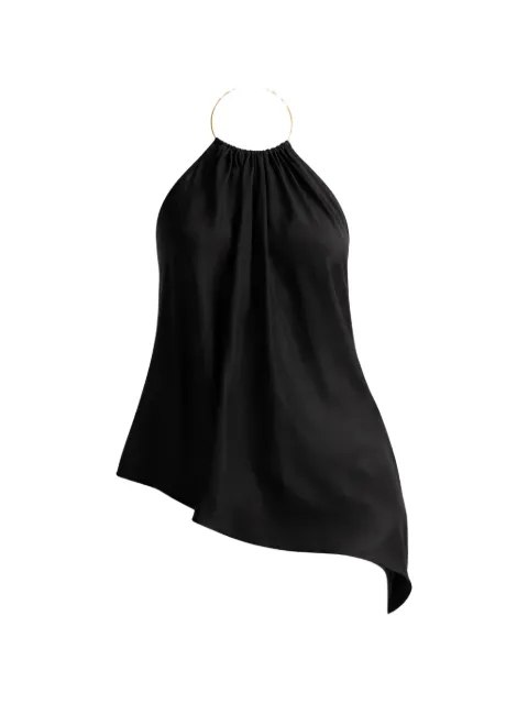Cynthia Rowley Talita ring blouse Black 25S1TP44SK