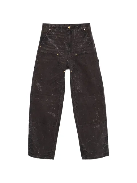 Alexander Wang riveted jeans Brown 1WC4244499LCAGED