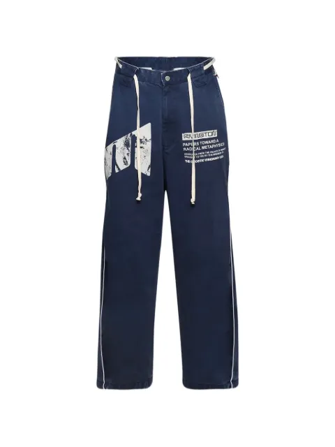 RRR123 Rivington logo working man trousers Blue MLWMPA52