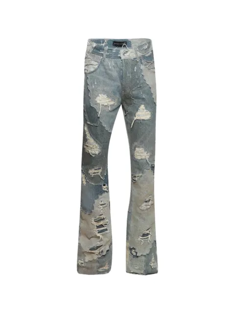 Who Decides War Unearthed distressed jeans Blue 1121030009FW25