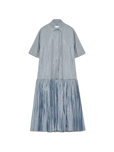 Jil Sander pleated dress Blue J40CT0216J70003