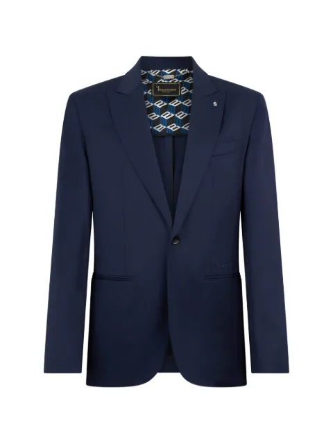 Billionaire lapel blazer Blue BAFCMRF2130BTE025N