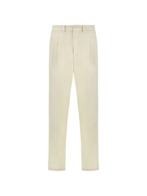 Paul & Shark double pleats logo trousers Neutrals 15314082030
