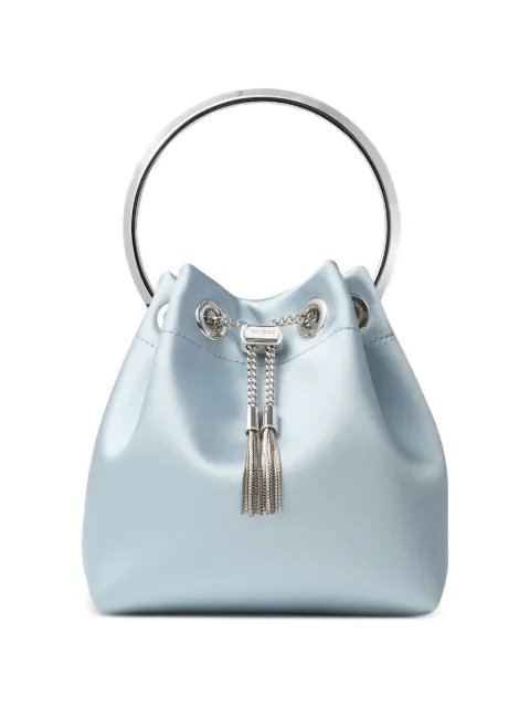 Jimmy Choo Bon Bon tassel mini bag Blue BONBONFUQ