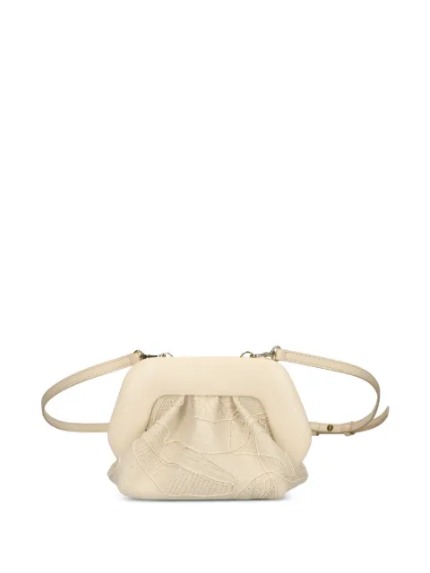Themoirè floral-embroidered top-handle crossbody bag Neutrals 261WTMBS0