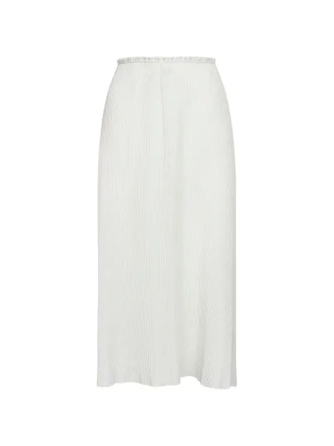 Co ruffle asymmetric hem skirt White 3386OPN101