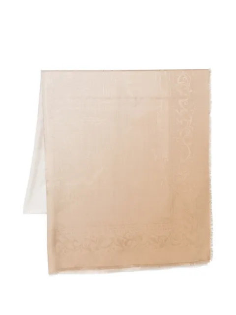 Ferragamo fringed-hem scarf Neutrals 790389