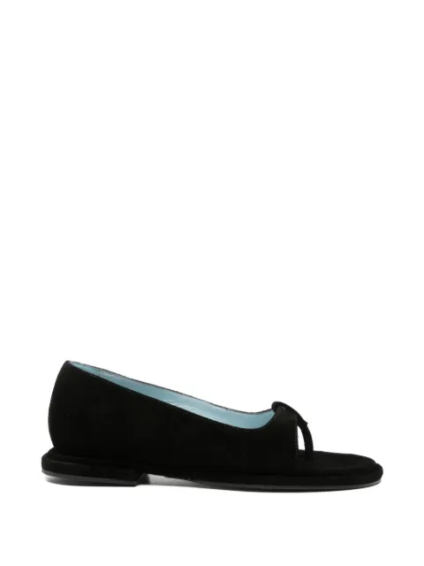 Nicole Saldaña Senna suede sandals Black FSLDWSEN109001