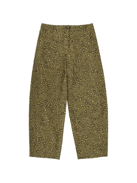 PS Paul Smith animal-print trousers Green W2R360TV31422