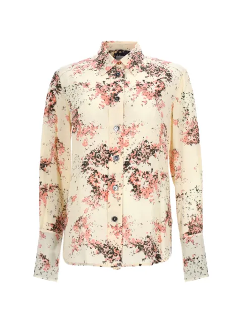 Paul Smith floral-print shirt White W1R329BV1120506