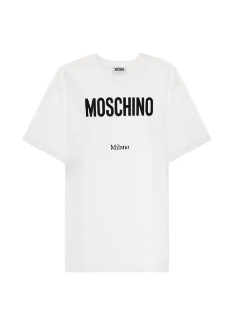 Moschino logo-print T-shirt White 071905411001
