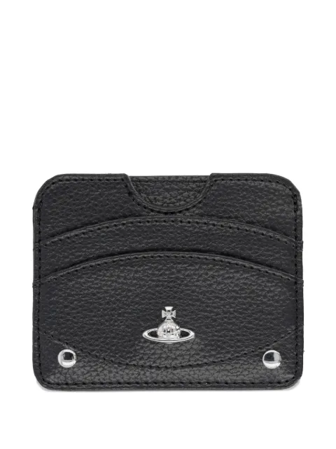 Vivienne Westwood Orb-plaque card holder Black 5402000VUS000D