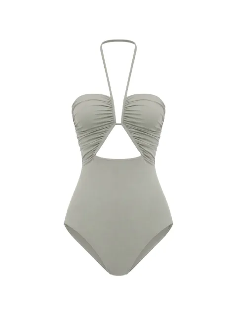 Rick Owens cut-out swimsuit Grey RP01F6087NS