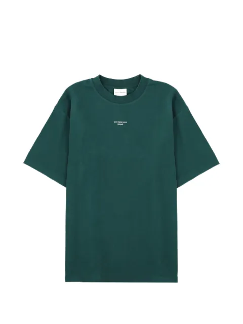 Drôle De Monsieur Le T-Shirt Slogan T-shirt Green TS202CO002DARKGREEN