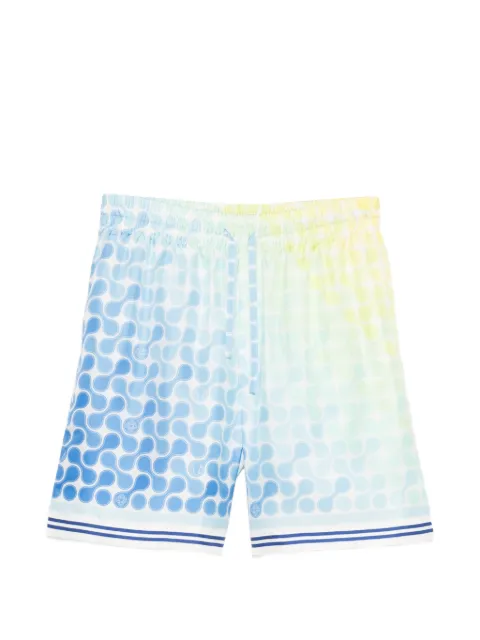 Casablanca elasticated patterned shorts Blue MSS26TR39902