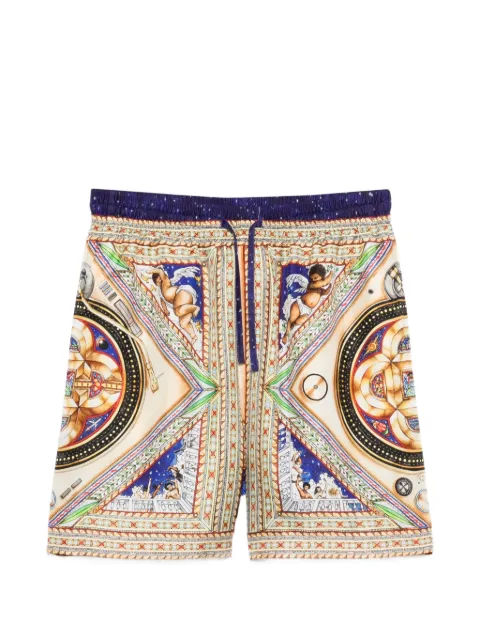 Casablanca print drawstring shorts Neutrals MSS26TR39908