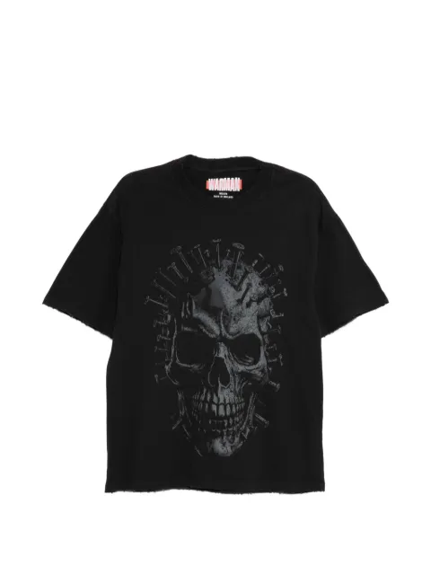 WARMAN crew neck T-shirt Black WM5054
