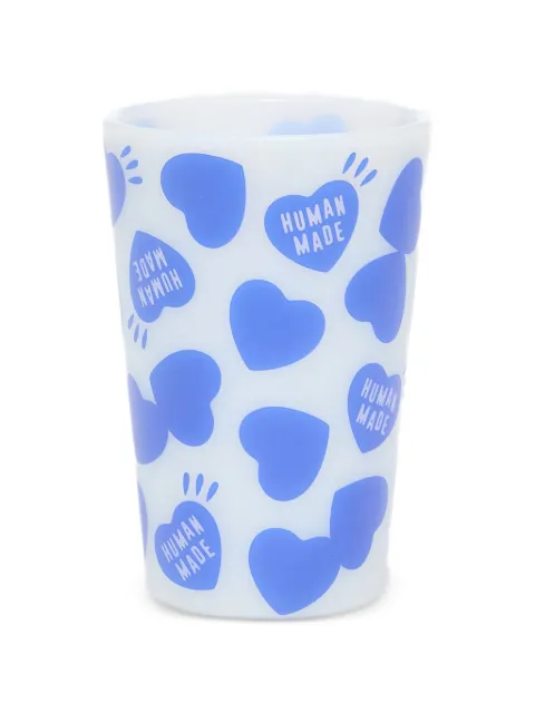 Human Made heart-pattern tumbler Blue HM30GD089BLUE